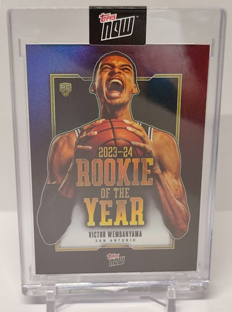 2023-24 Topps Now Rookie of the Year RC Victor Wembanyama