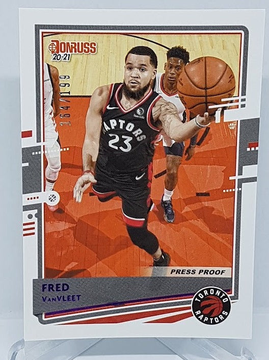 2020-21 Panini Donruss Press Proof Fred Van Vleet Raptors 164/199 #9