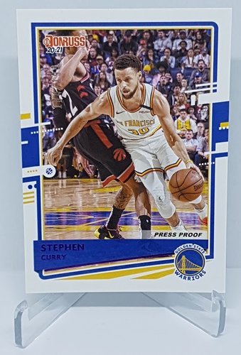 2020-21 Panini Donruss Stephen Curry Warriors 184/199 #41
