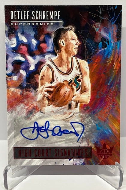 2018-19 Panini Court Kings Signatures Detlef Schrempf 44/99 *4