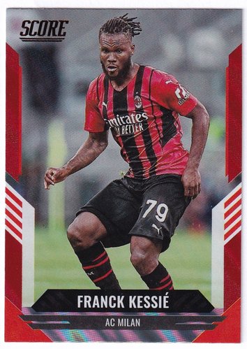 2021-22 Panini Score FIFA Red Lava Franck Kessie Milan #102