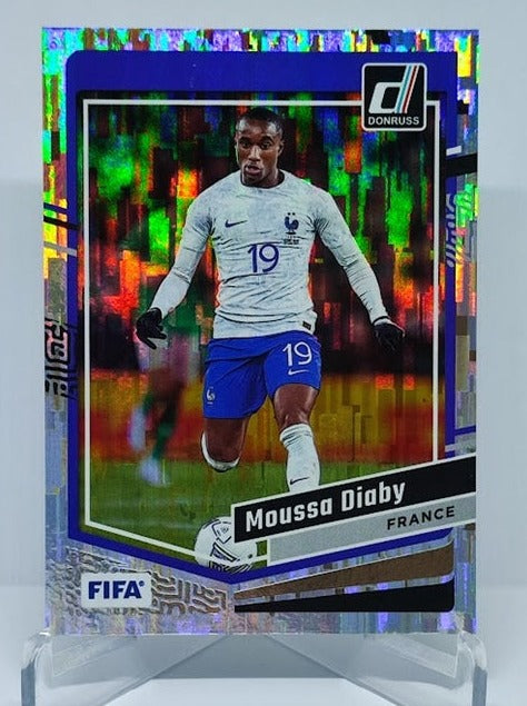 2023-24 Panini Donruss FIFA Silver Moussa Diaby France #22
