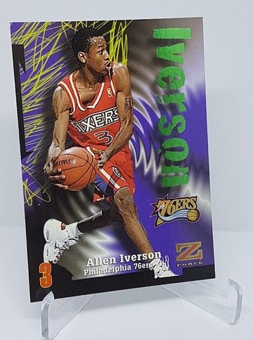 1997 Skybox Z Force Allen Iverson Philadelphia 76ers #100
