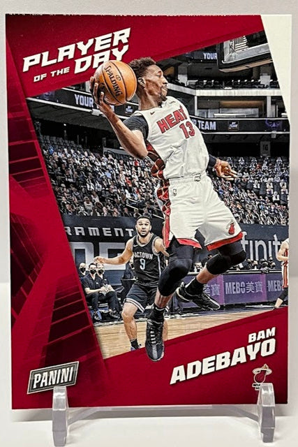 2021-22 Panini Player of the Day Bam Adebayo Miami #26
