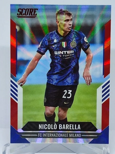 2021-22 Panini Score FIFA Red Laser Nicolo Barella Milano #188