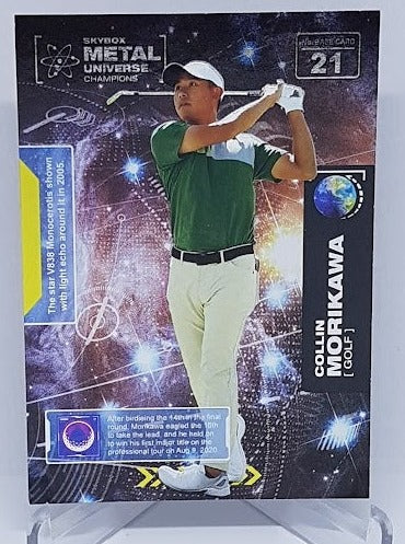 2021 Skybox Metal Universe Collin Morikawa Golf #21