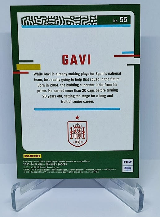 2023-24 Panini Donruss FIFA Silver Gavi Spain #55