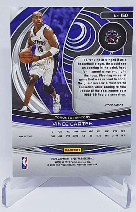 2022-23 Panini Spectra Asia Prizm Vince Carter Toronto Raptors #150