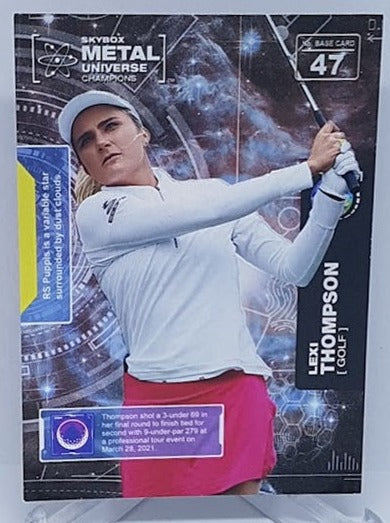 2021 Skybox Metal Universe Lexi Thompson Golf #47