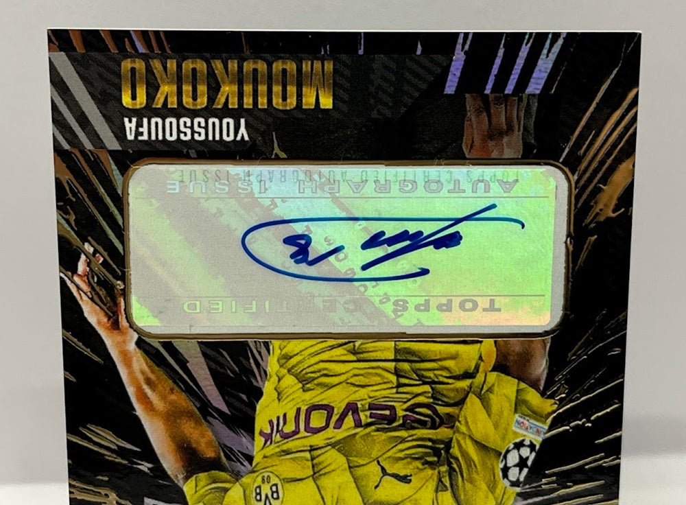 2023 Topps X Whip Champions League AU Youssoufa Moukoko BVB 52/99