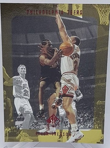 1998 Upper Deck SP Authentic Allen Iverson 76ers #104