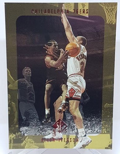1998 Upper Deck SP Authentic Allen Iverson 76ers #104