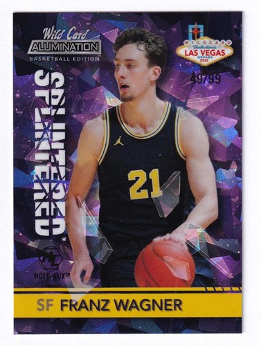2022 Wild Card Splintered Las Vegas Exclusive Franz Wagner 49/99