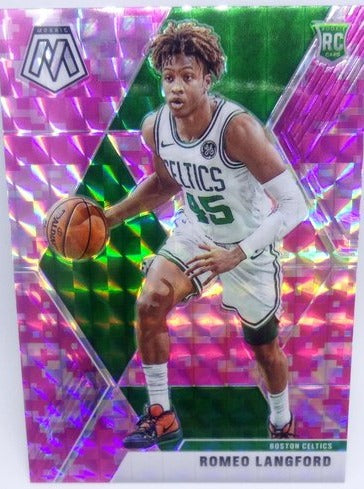 2019-20 Panini Mosaic PINK CAMO PRIZM RC Romeo Langford  #233