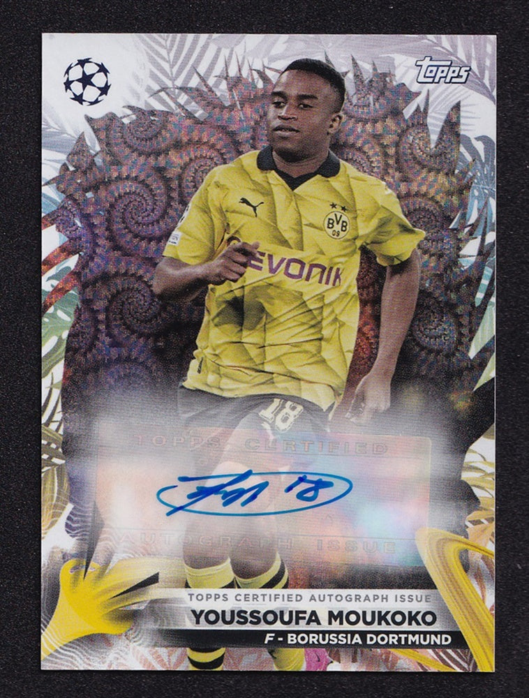 2023-24 Topps Carnaval UEFA AU Youssoufa Moukoko Borussia Dortmund