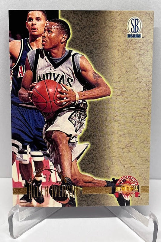 1996 Score Board Draft Pick Allen Iverson Hoyas #1