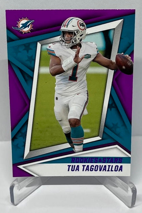 2021 Panini Rookies & Stars Purple Tua Tagovailoa Dolphins #93