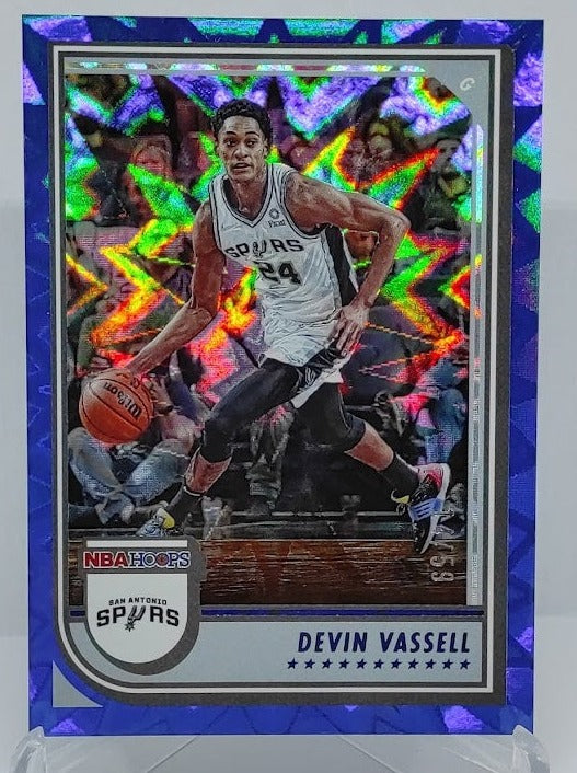 2022-23 Panini Hoops Blue Explosion Devin Vassell Spurs 14/59 #152