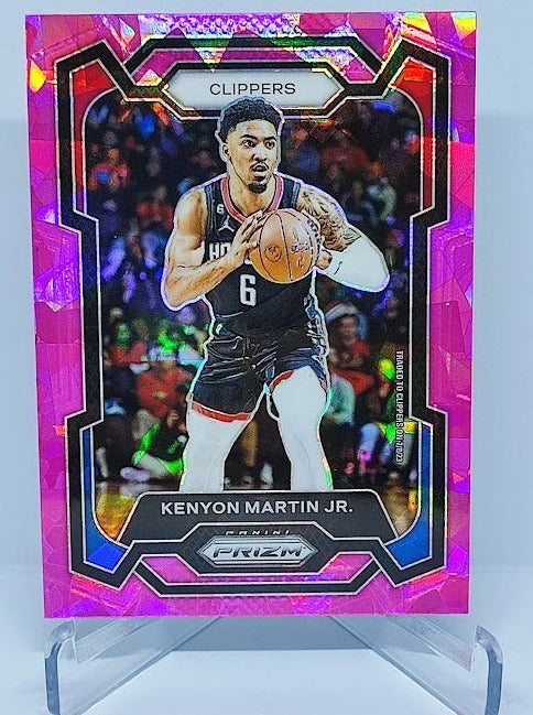 2023-24 Panini Prizm Pink Ice Prizm Kenyon Martin Clippers #241