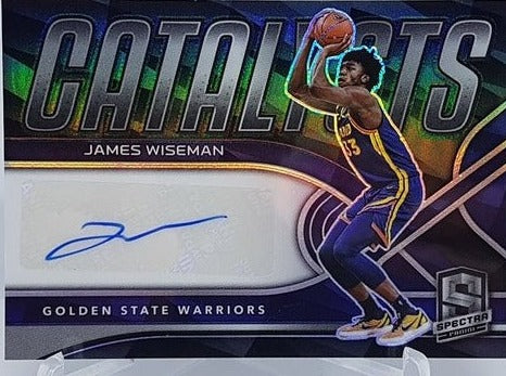 2021-22 Panini Spectra Prizm Catalysts James Wiseman Warriors 43/75