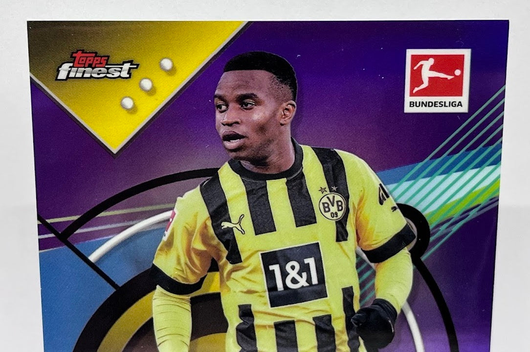 2022-23 Topps Finest Bundesliga AU Youssoufa Moukoko Dortmund 89/99 #39 A