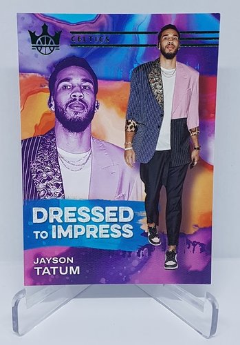 2022-23 Panini Court Kings Dressed to Impress Jayson Tatum Celtics 14/25