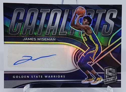 2021-22 Panini Spectra Prizm Catalysts James Wiseman Warriors 43/75