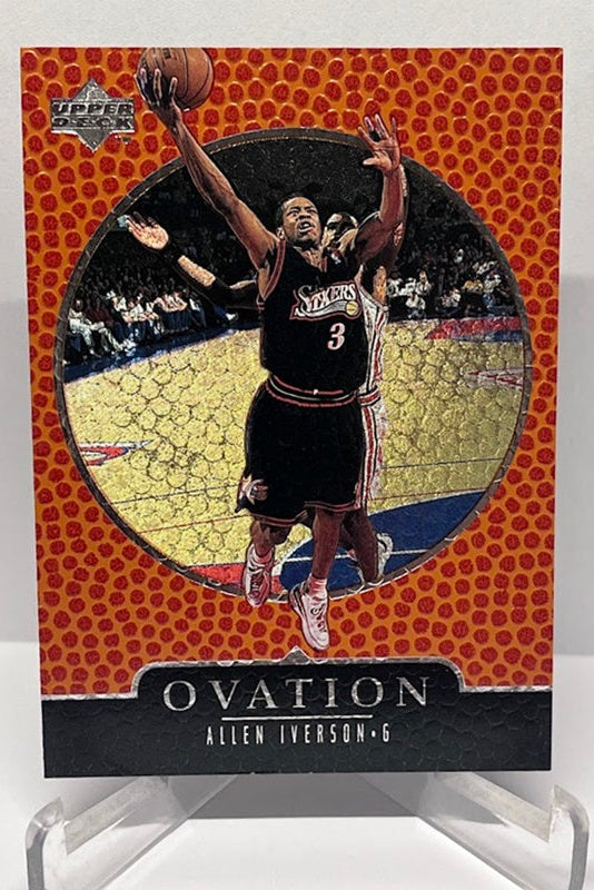 1998 Upper Deck Ovation Allen Iverson Philadelphia 76ers #49