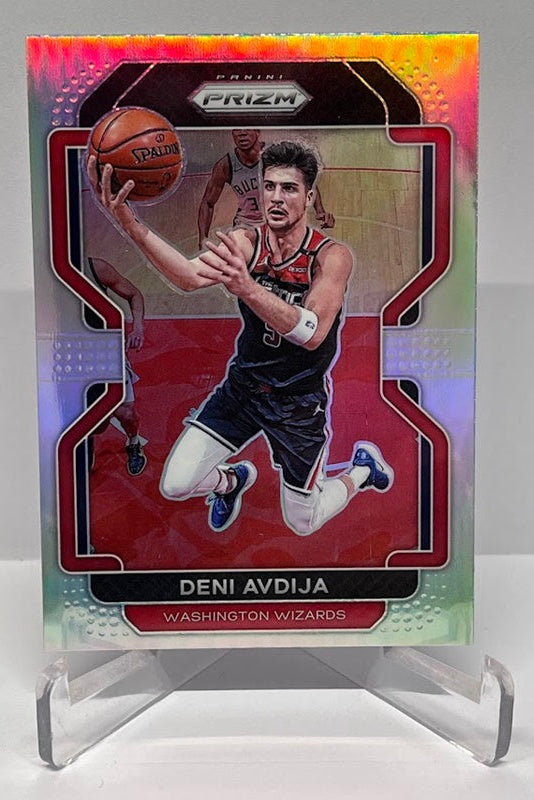 2021-22 Panini Prizm Silver Deni Avdija Washington Wizards #79