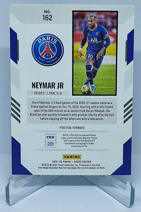 2021-22 Panini Score FIFA Red Laser Neymar jr PSG #162