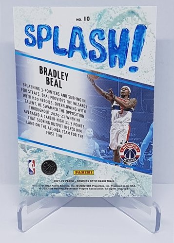 2021-22 Panini Donruss SPLASH Bradley Beal Wizards #10