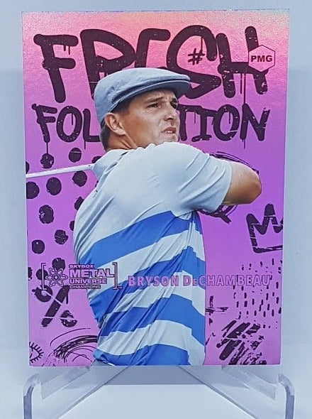 2021 Skybox Metal Universe French Foundation Pink Bryson DeChambeau 25/75