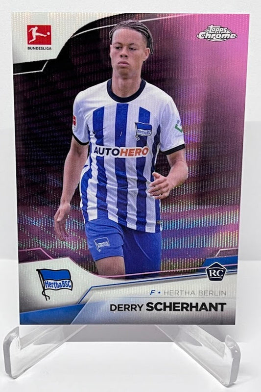 2022-23 Topps Chrome RC Derry Scherhant Hertha BSC 11/75 #10