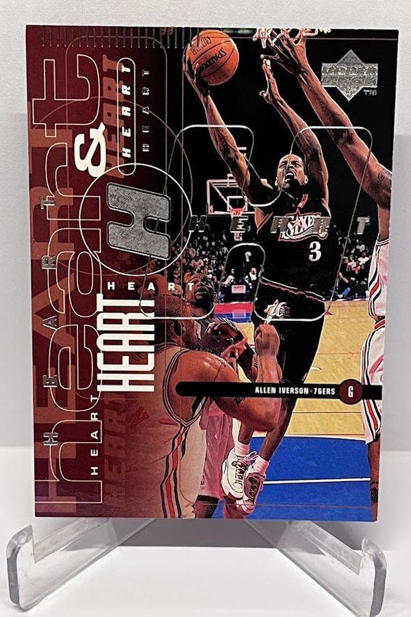 1998 Upper Deck Heart & Soul Allen Iverson 76ers #119