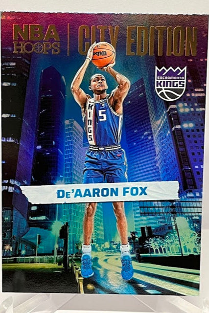 2024-25 Panini Hoops City Edition Holo De'Aaron Fox Kings #4