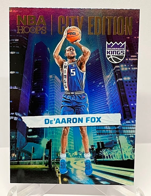 2024-25 Panini Hoops City Edition Holo De'Aaron Fox Kings #4