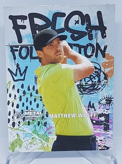2021 Skybox Metal Universe French Foundation Matthew Wolff FF14