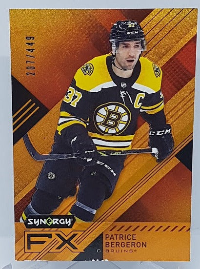2021-22 Upper Deck Synergy FX Patrice Bergeron Bruins  207/449