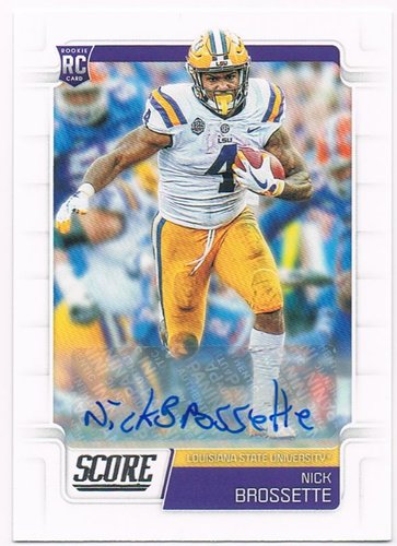 2019 Panini Score RC Nick Brossette