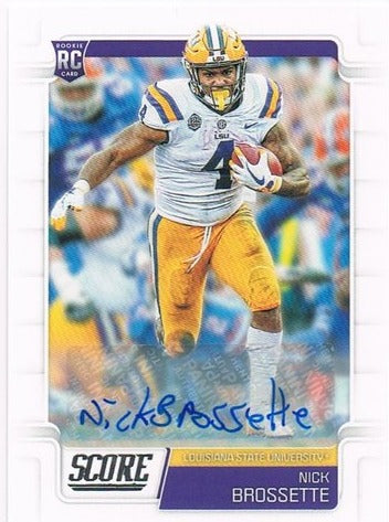 2019 Panini Score RC Nick Brossette