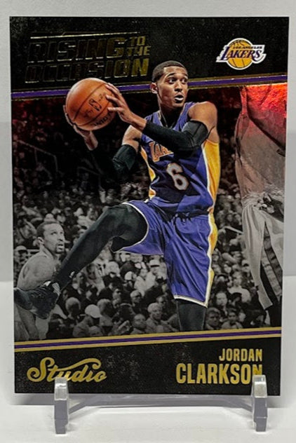 2016-17 Panini Studio Rising To The Occasion Jordan Clarkson Lakers