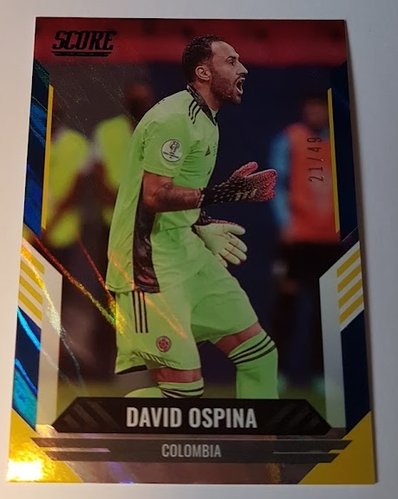 2021-22 Panini Score FIFA Blue David Ospina 21/49 #86