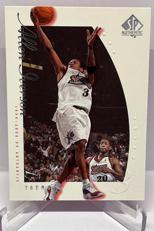1999-00 Upper Deck SP Authentic Allen Iverson 76ers #60