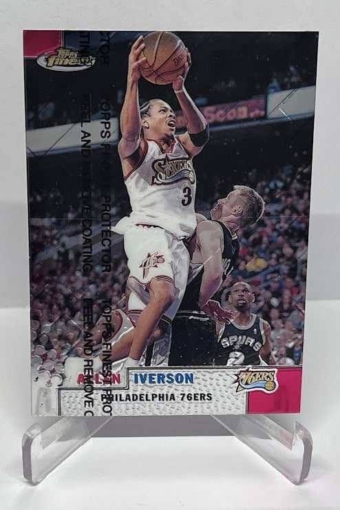 1999-00 Topps Finest Allen Iverson Philadelphia 76ers #78
