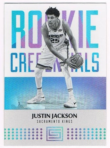 2017-18 Panini Status  RC Justin Jackson Kings #14