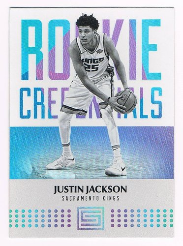 2017-18 Panini Status  RC Justin Jackson Kings #14