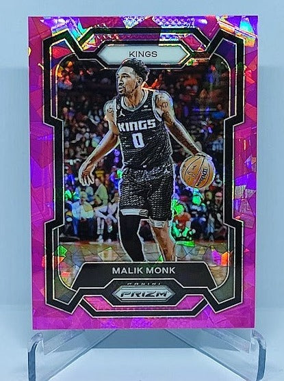 2023-24 Panini Prizm Pink Ice Prizm Malik Monk Kings #71