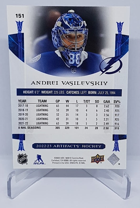 2022-23 Upper Deck Artifacts Andrei Vasilevskiy Lightning 224/299