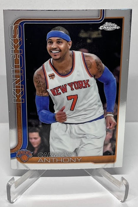 2025-26 Topps Chrome Carmelo Anthony New York Knicks #248