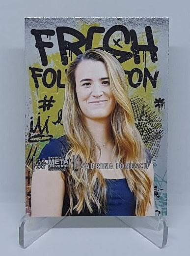 2021 Skybox Metal Universe Fresh Foundation Sabrina Ionescu Basketball FF24